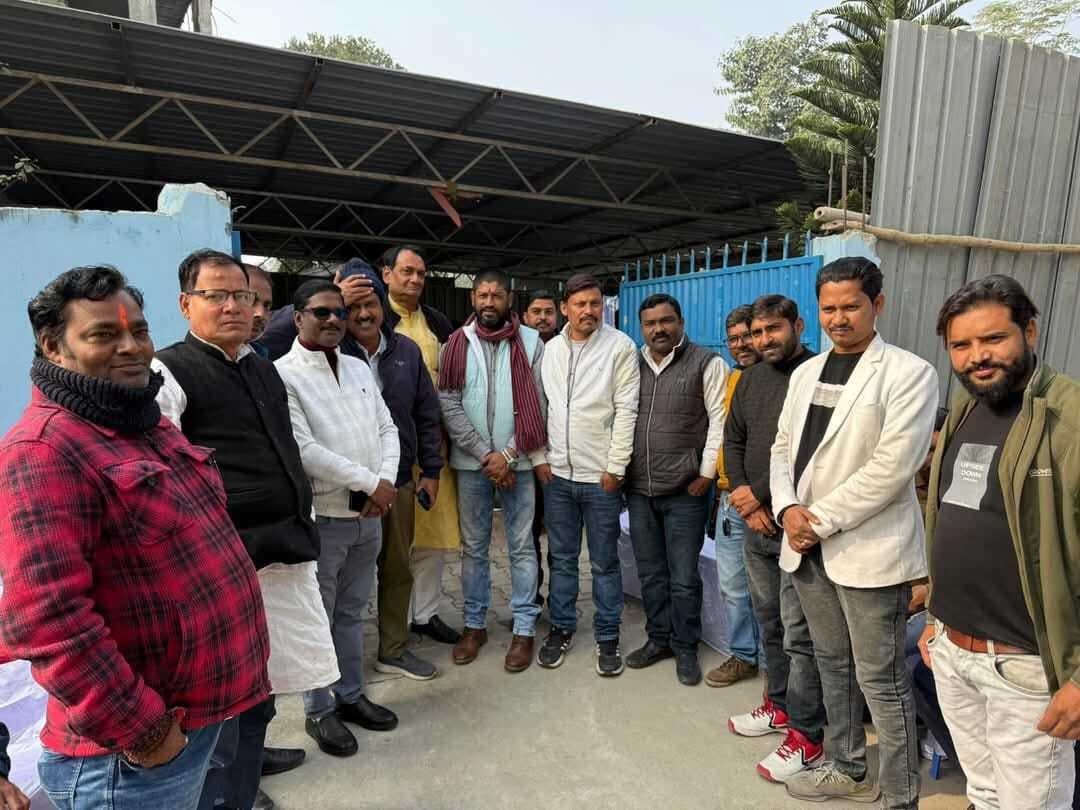 मकर संक्रांति पर नप अध्यक्ष के आवास पर चूड़ा दही भोज का हुआ आयोजन