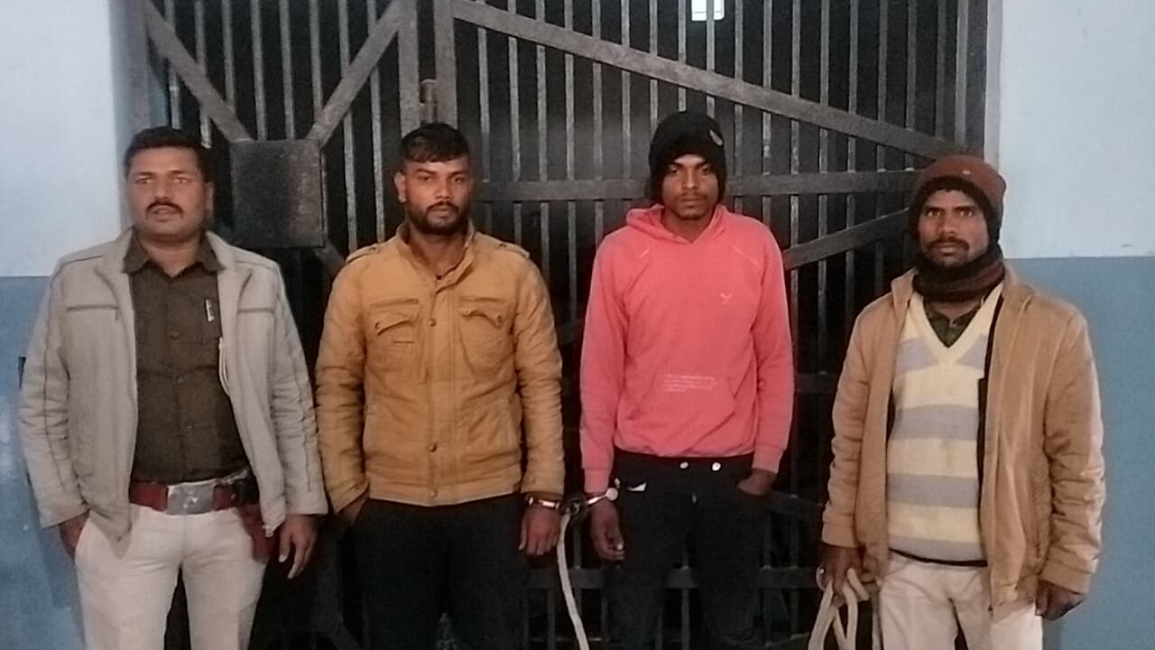 खर्रा डीह बहियार से 10 लीटर देसी शराब के साथ दो तस्कर गिरफ्तार