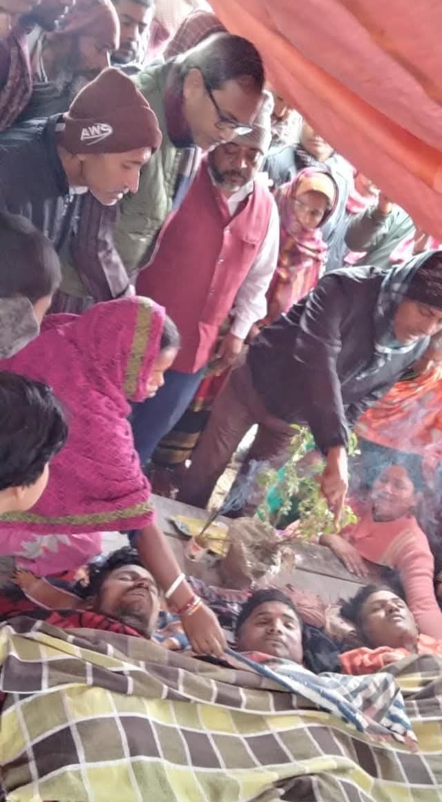 तीन चचेरे भाइयों का एक साथ गांव से निकली अर्थी, रो पड़ा पूरा गांव