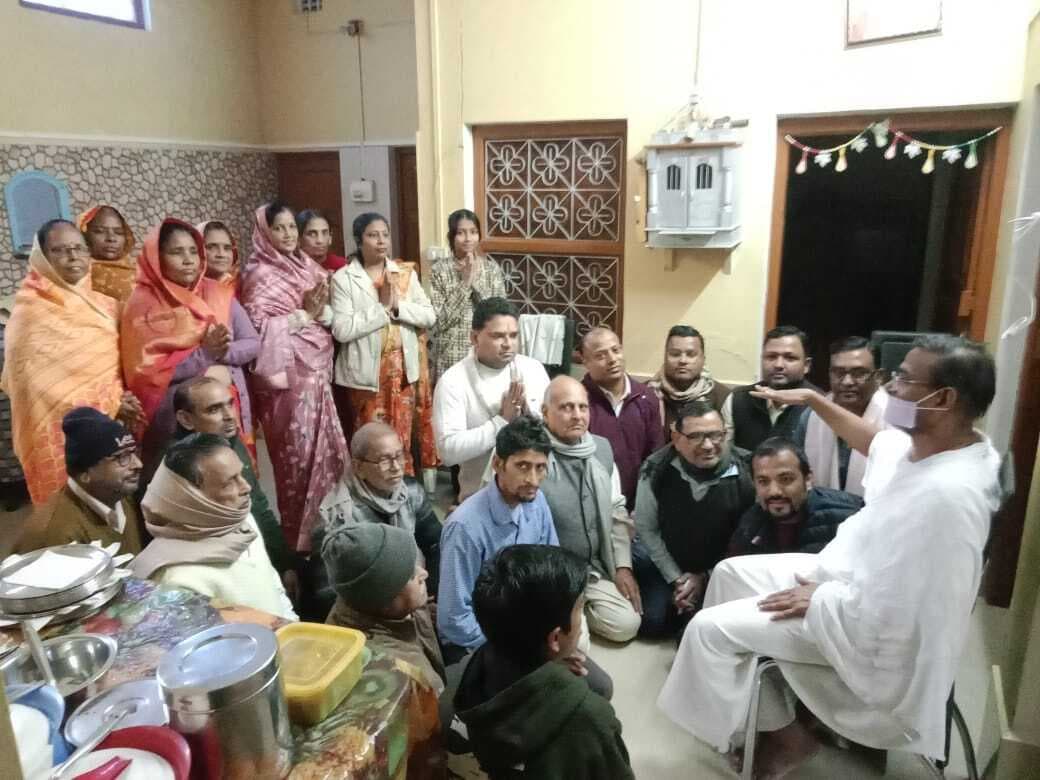 जैन मुनिश्री आनंद कुमार जी  "कालू " का बहादुरगंज में हुआ अभिनंदन