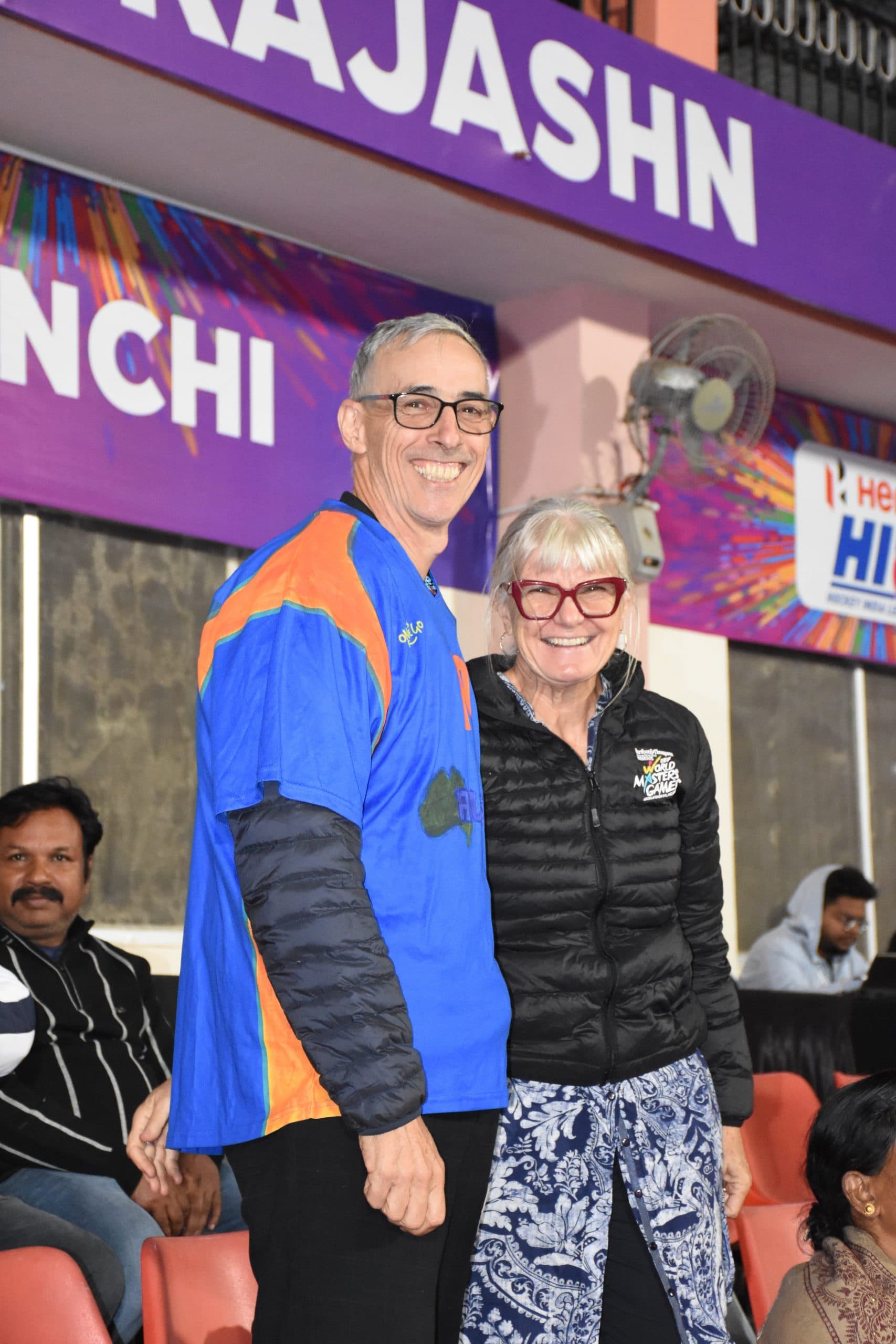 HIL : बेटी जोसलीन बार्ट्राम का हौसला बढ़ाने ऑस्ट्रेलिया से रांची पहुंचे माता व पिता