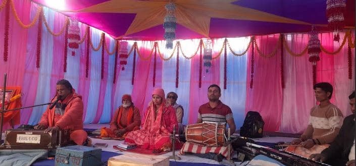 कोरियापट्टी में दो दिवसीय सत्संग का हुआ आयोजन, प्रभु श्रीराम व केवट राज की सुनायी कथा