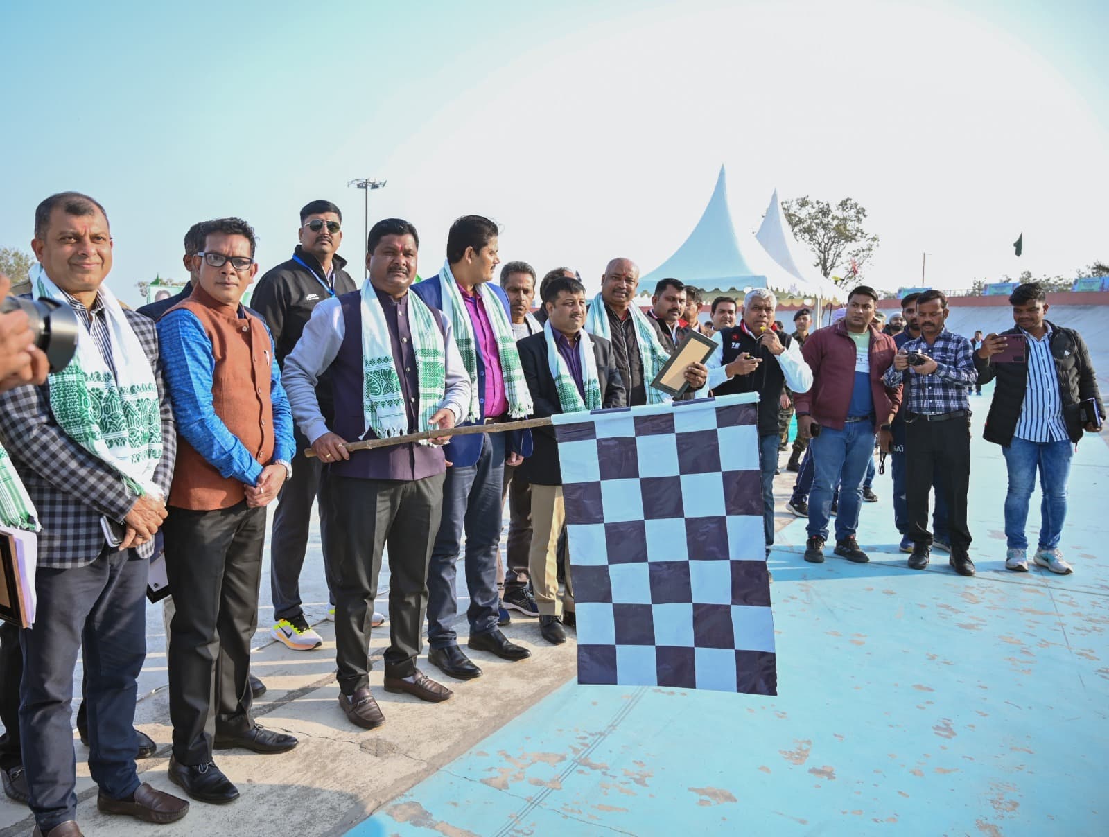 SGFI : एसजीएफआइ ट्रैक साइकिलिंग व टेनिस शुरू