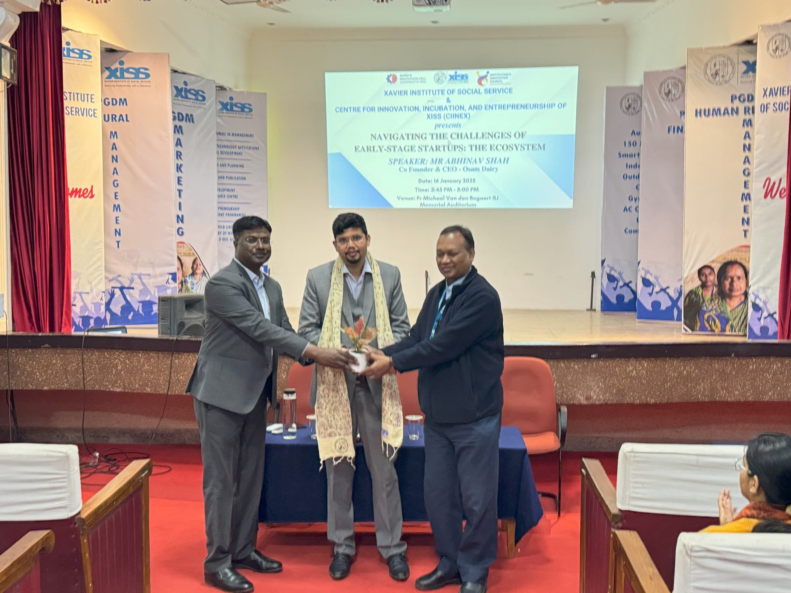 ranchi news : एक्सआइएसएस रांची में चर्चा, अभिनव शाह ने कहा : स्टार्टअप के लिए संयम, धैर्य और बेहतर निवेश की जरूरत