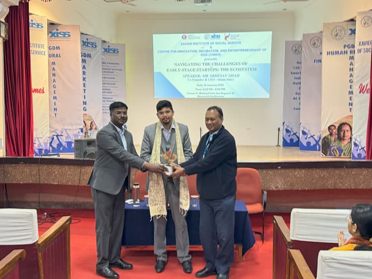 ranchi news : एक्सआइएसएस रांची में चर्चा, अभिनव शाह ने कहा : स्टार्टअप के लिए संयम, धैर्य और बेहतर निवेश की जरूरत