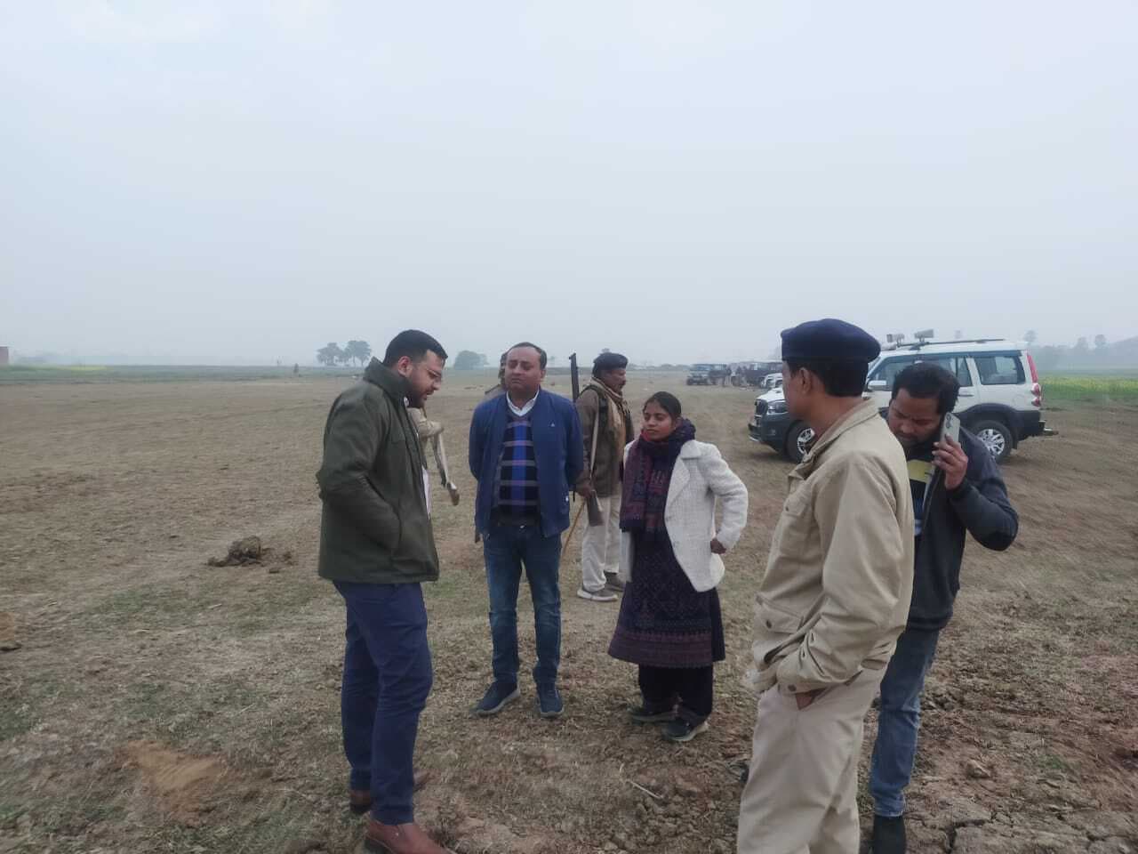 आंदोलित किसानों को समझाने के बाद भारतमाला प्रोजेक्ट का काम शुरू