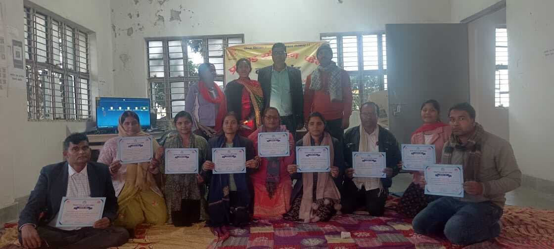 स्वास्थ्य आरोग्य दूत के रूप में शिक्षकों का पांच दिवसीय प्रशिक्षण संपन्न