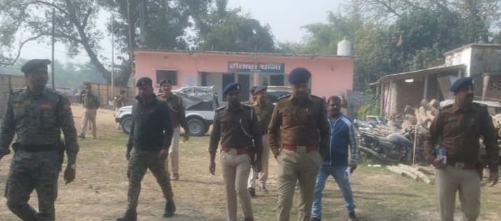 एसपी ने रौतारा थाना का किया निरीक्षण, दिये कई निर्देश