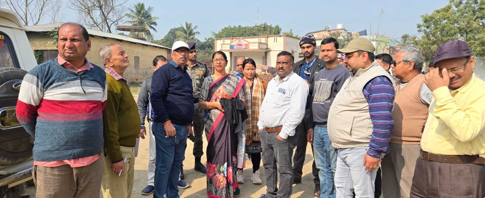 महापौर ने वार्ड नंबर पांच में हो रहे विकास कार्यों का लिया जायजा