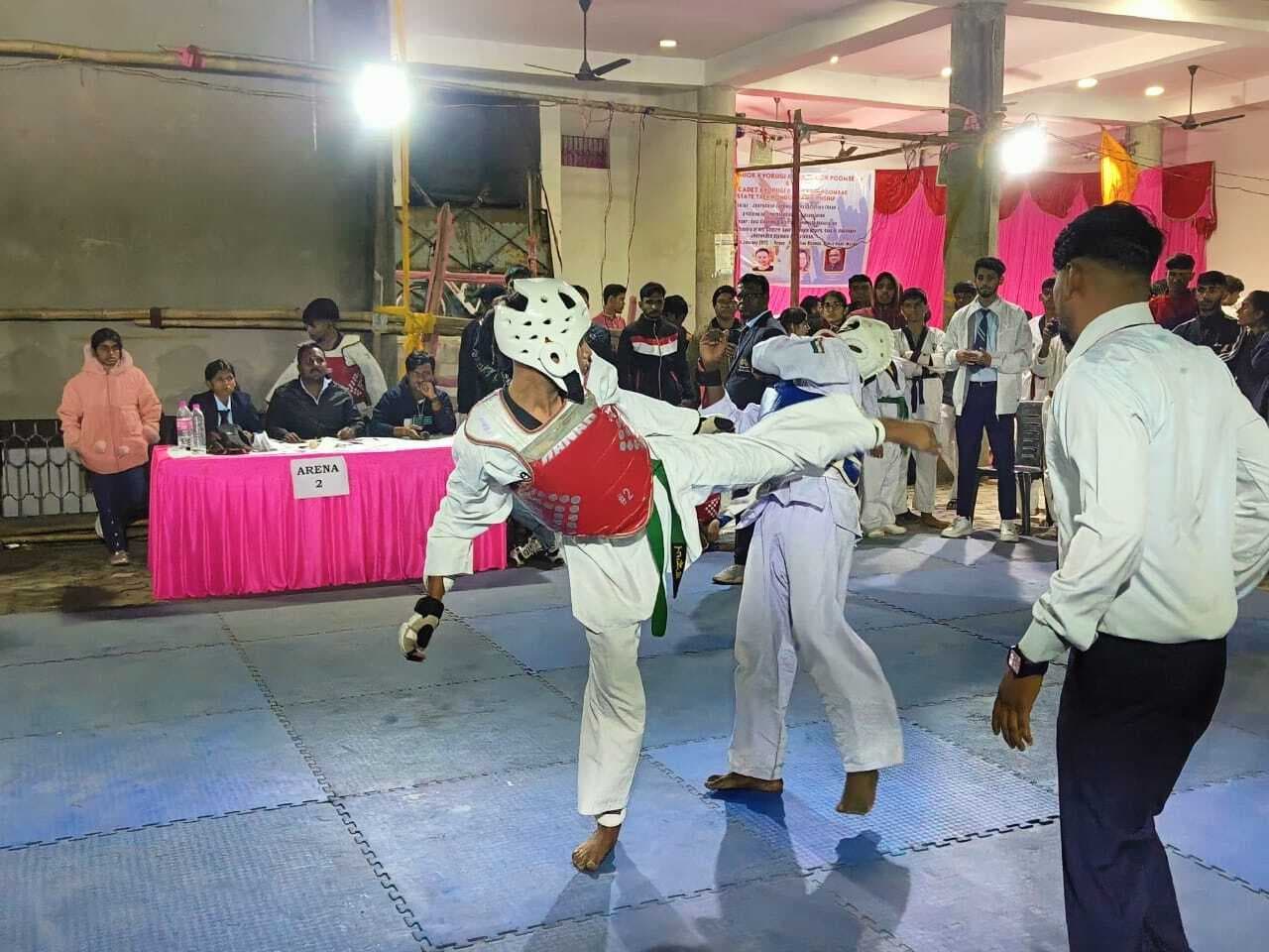 Jharkhand state Taekwondo competition begins, 550 players participate