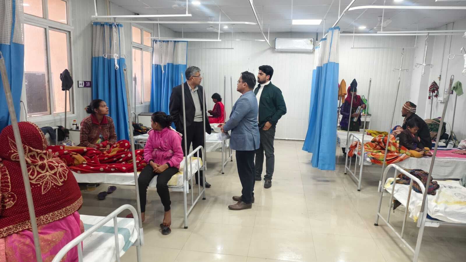 सीएस ने पिकू वार्ड का किया निरीक्षण, दिये कई निर्देश