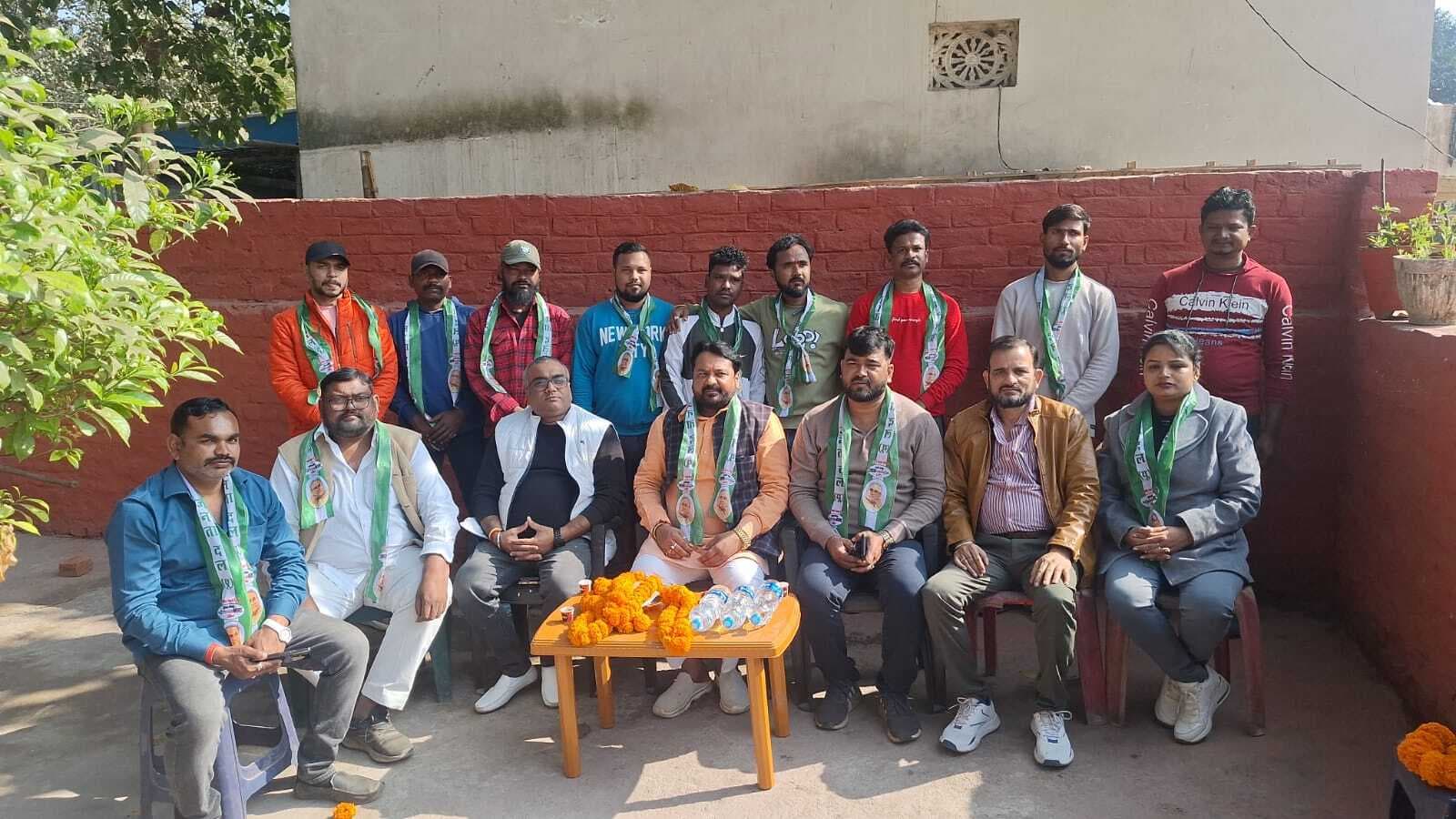 Jamshedpur news. बारीडीह में जदयू ने चलाया सदस्यता अभियान