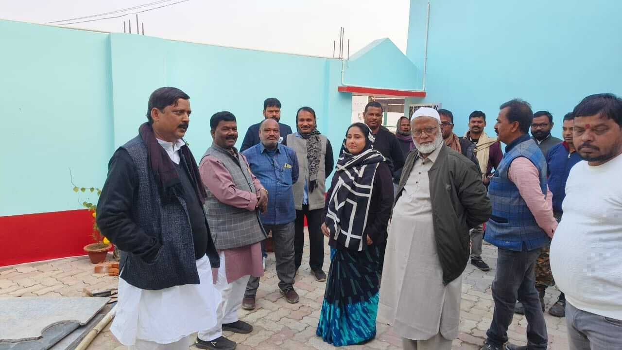 सीएम के कार्यक्रम को ले विधायक ने लिया तैयारी का जायजा