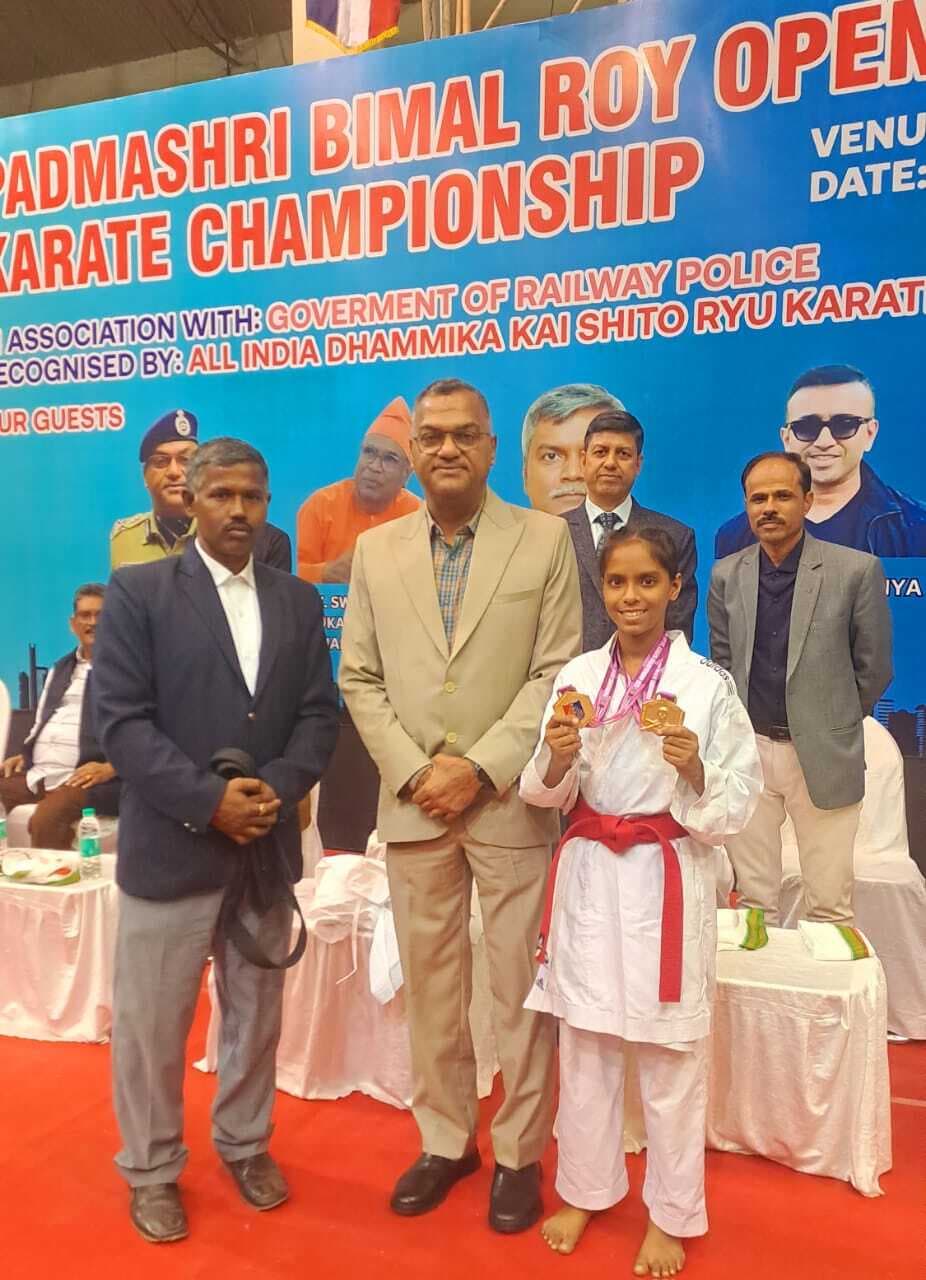 सिमुलतला की जूही ने कराटे चैंपियनशिप में जीता गोल्ड