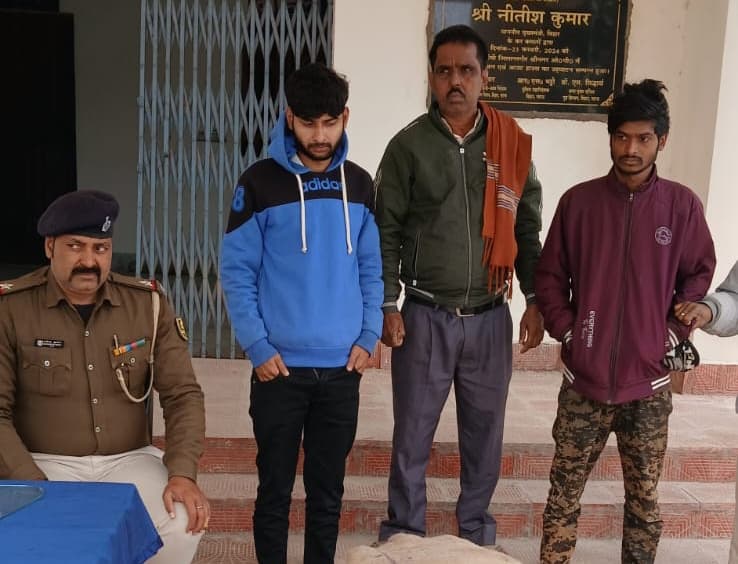 महज 24 घंटे में बंद घर में चोरी का पुलिस ने किया उद्भेदन, तीन गिरफ्तार