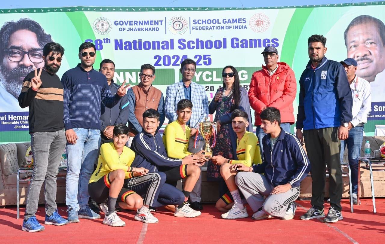 SGFI Cycling : राजस्थान ओवरऑल चैंपियन, महाराष्ट्र उप विजेता