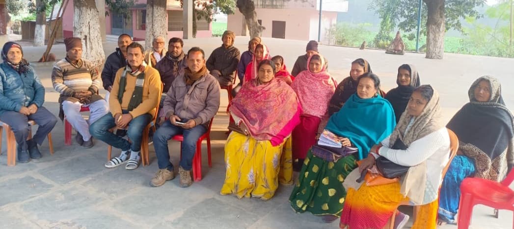 चार सूत्री मांगों को लेकर  आंगनबाड़ी कर्मियों ने की बैठक
