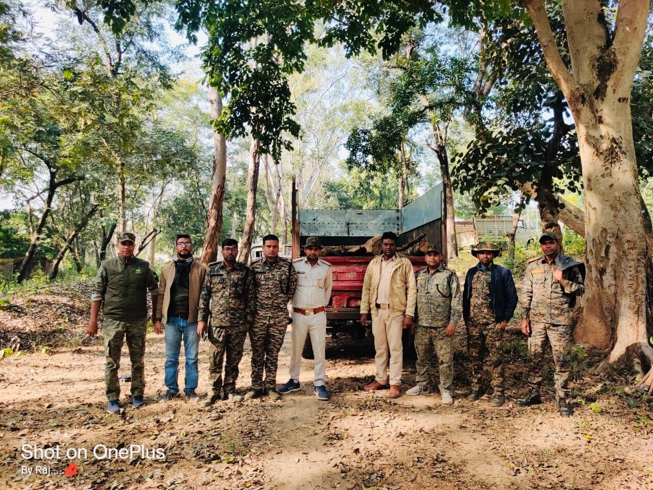 Giridih News: वन विभाग ने जब्त किया सखुआ लकड़ी लदा वाहन