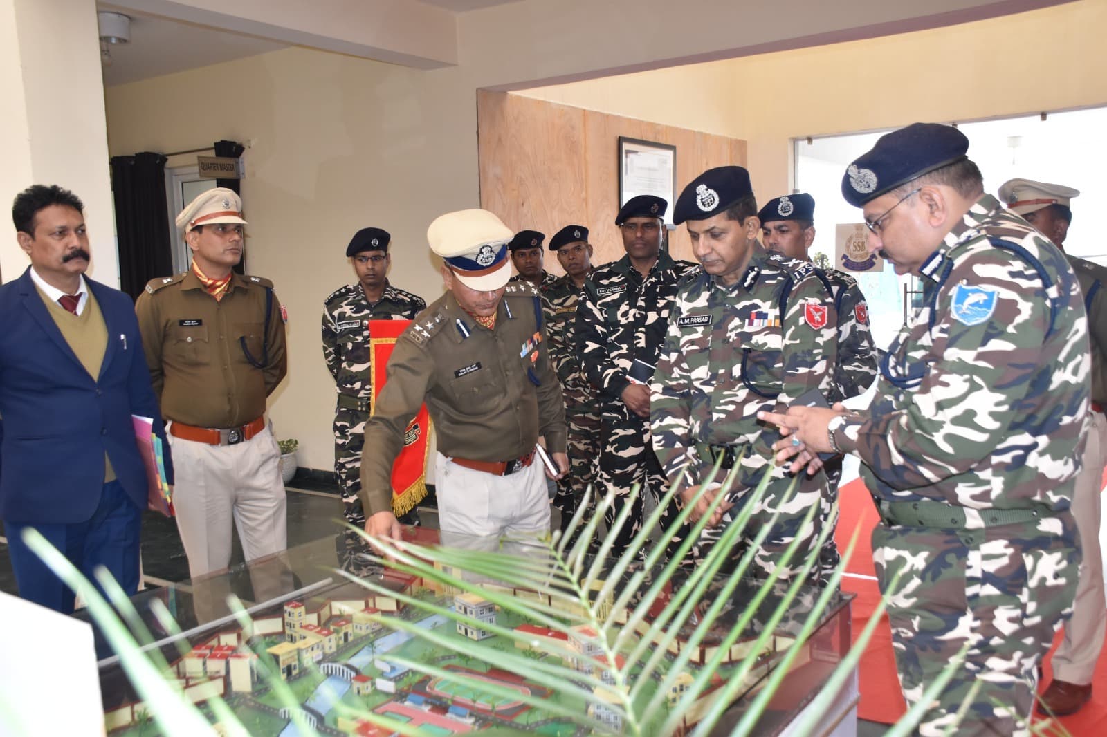 एसएसबी महानिदेशक ने रंगरूट प्रशिक्षण केंद्र का किया निरीक्षण, ड्रील नर्सरी का किया उद्घाटन