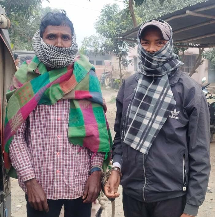 15 लीटर देसी शराब के साथ दो धराये