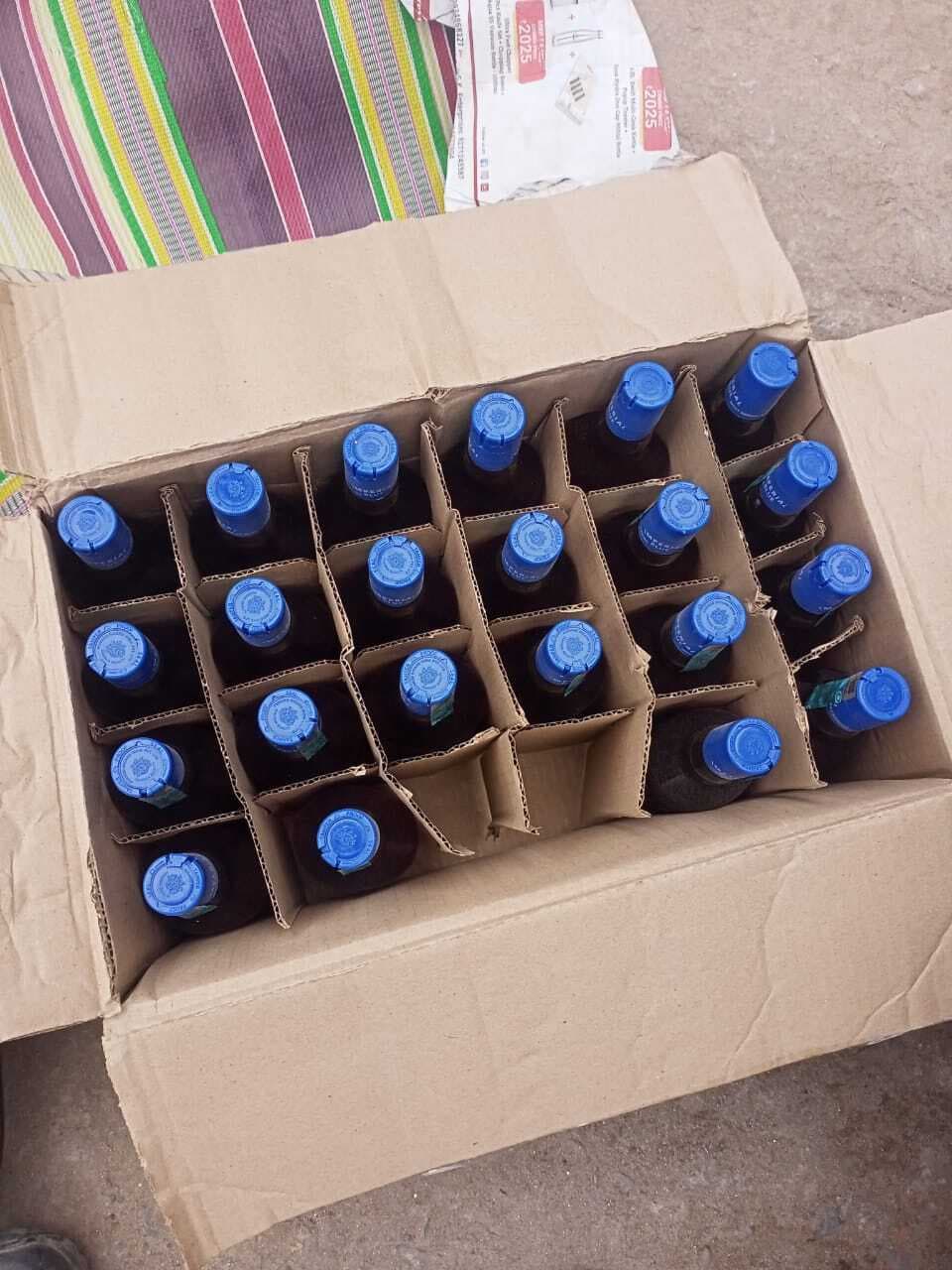 रौटा पुलिस ने जब्त की 17.640 लीटर विदेशी शराब