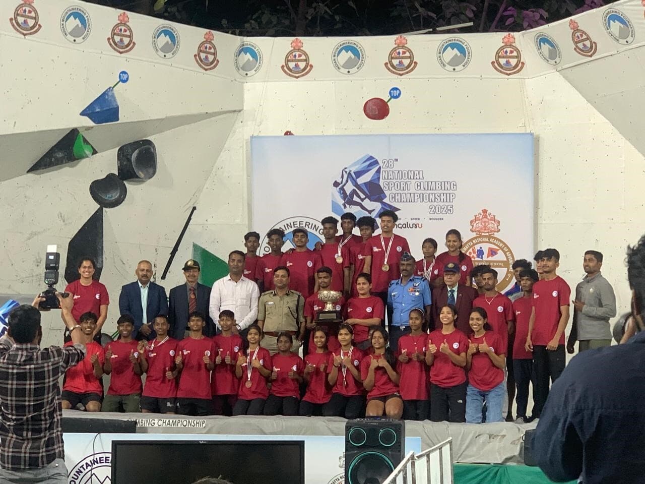 टीएसएएफ के क्लाइंबरों का नेशनल स्पोर्ट्स क्लाइंबिंग चैंपियनशिप में शानदार प्रदर्शन, जीते 16 पदक