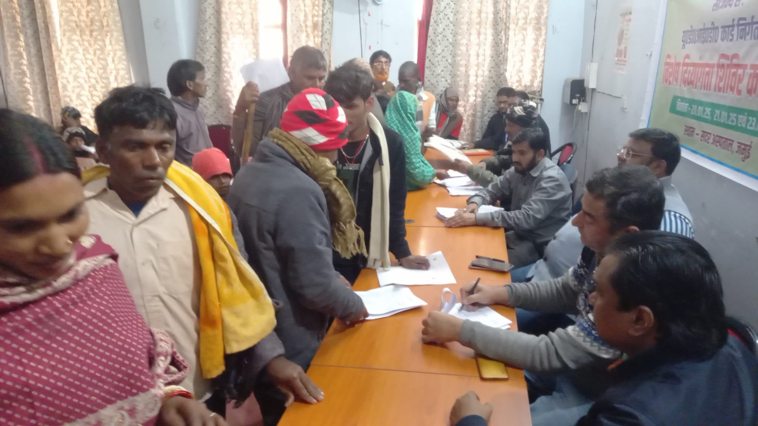 शिविर में 132 दिव्यांगों की जांच की गयी