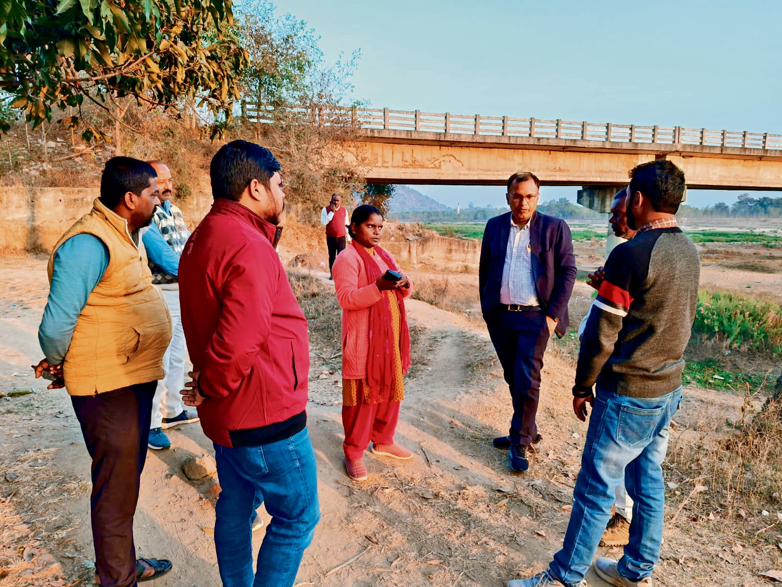 Gaya News : बिकोपुर व लावाबार में बियर बांध निर्माण को लेकर काम तेज