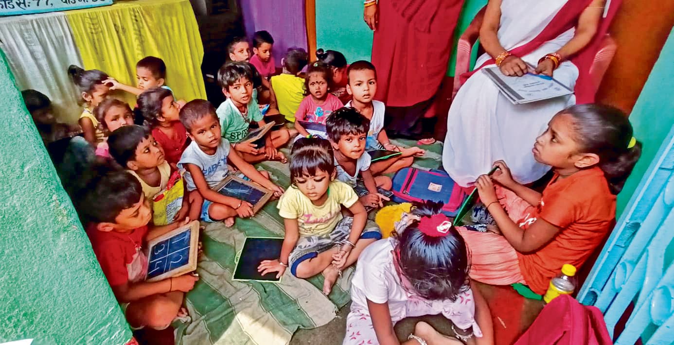 जिले में 34.67 प्रतिशत किराये के मकान में चल रहे आंगनबाड़ी केंद्र