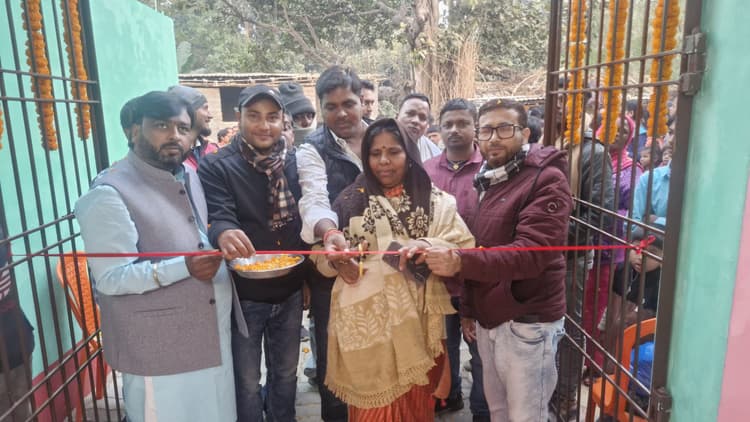 सामुदायिक भवन का हुआ उद्घाटन