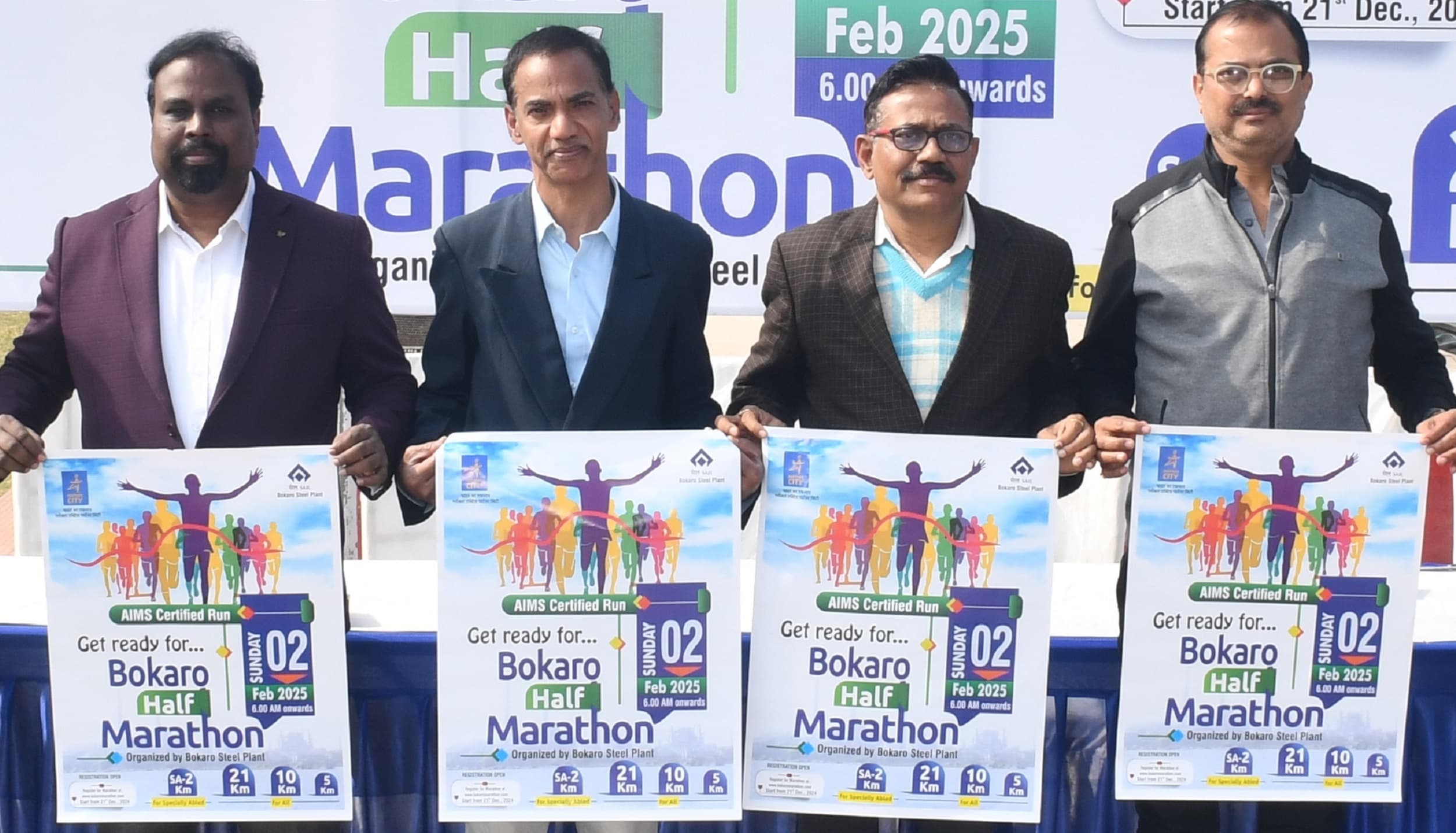 Bokaro News :हाफ मैराथन के लिए 5295 लोगों ने कराया रजिस्ट्रेशन, तैयारी में जुटे धावक