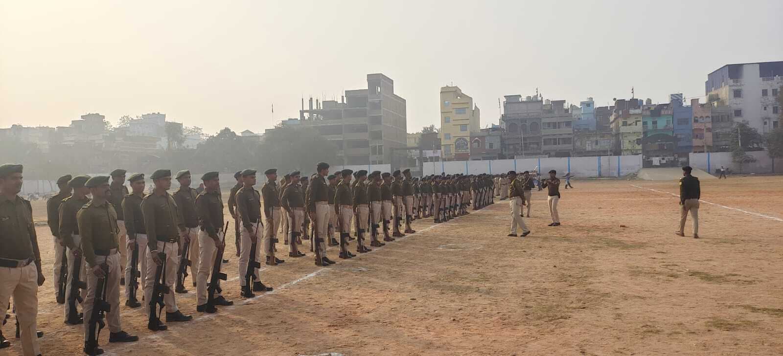गणतंत्र दिवस को लेकर कदमताल मिला रहे जवान