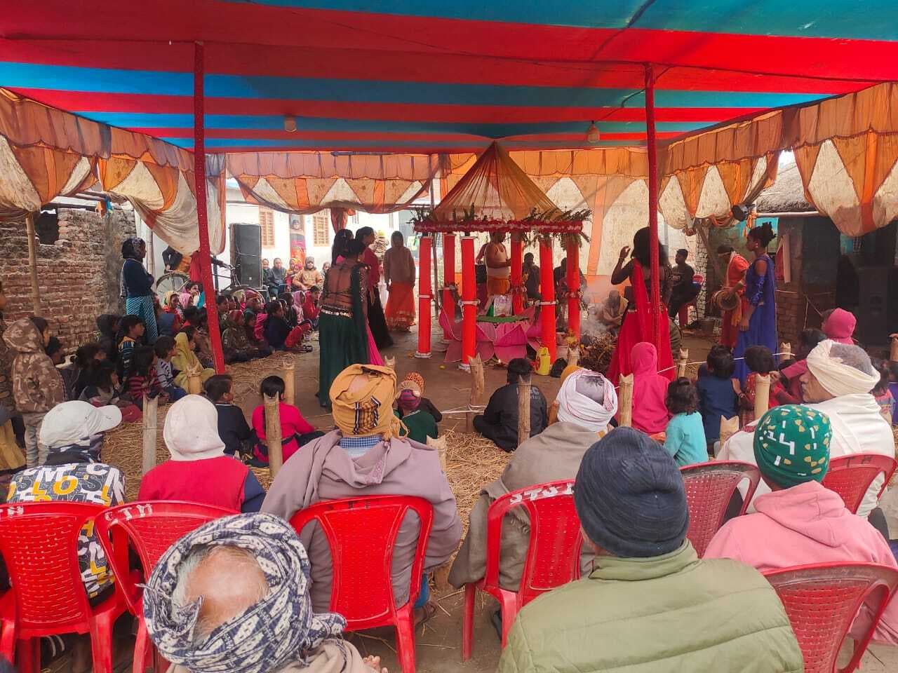 हवन के संग नवाह संकीर्तन संपन्न