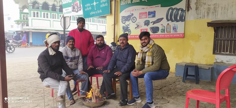 पछिया हवा से तापमान में आयी गिरावट