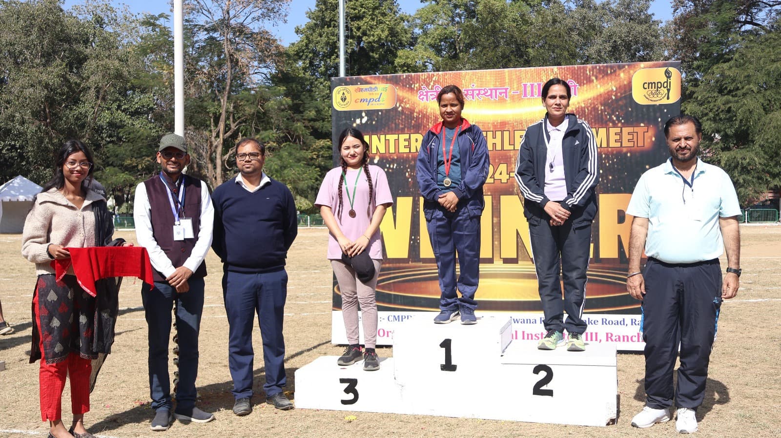 CMPDI Athletics : 400 मीटर ओपेन रेस में कमलेश शरण बने विजेता