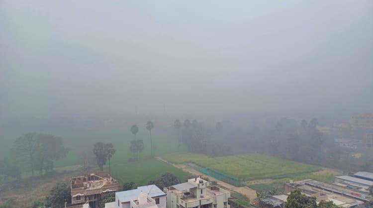 ठंड की मार के साथ कोहरा का डबल अटैक, दिन में गिरा तापमान