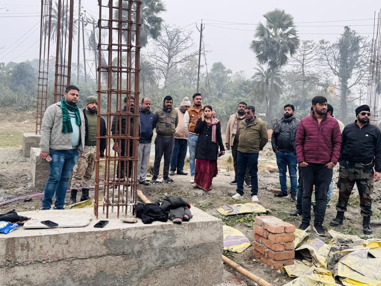 शवदाह गृह के घटिया निर्माण को ले एजेंसी को अल्टीमेटम