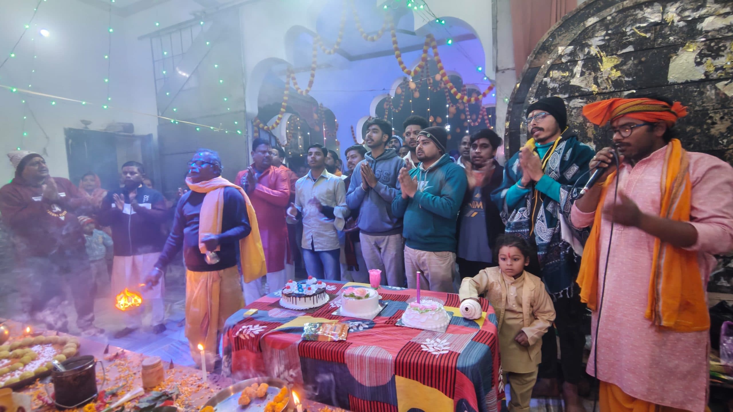 वार्षिकोत्सव पर मां काली की हुई भव्य महाआरती, भजन-कीर्तन में झूमे श्रद्धाुल