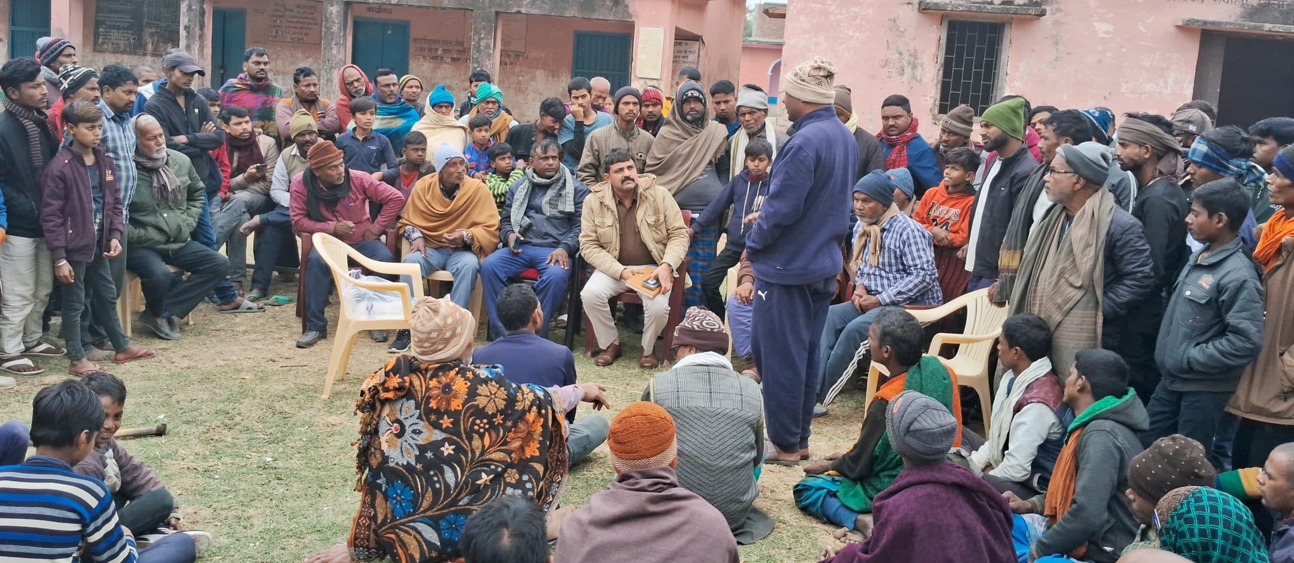 पंचायत भवन की भूमि कब्जामुक्त करायेगी पुलिस