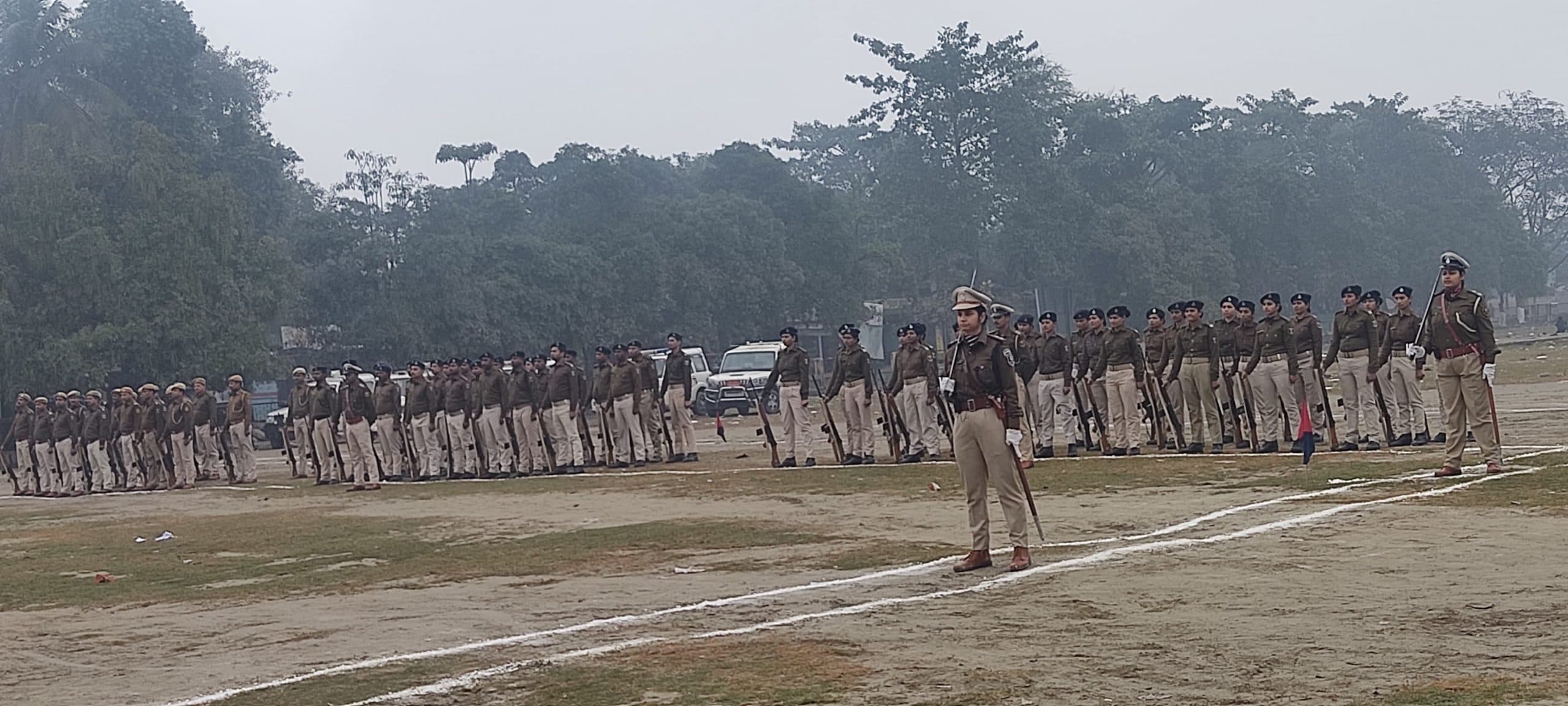 गणतंत्र दिवस समारोह की तैयारी का डीएम व एसपी ने लिया जायजा