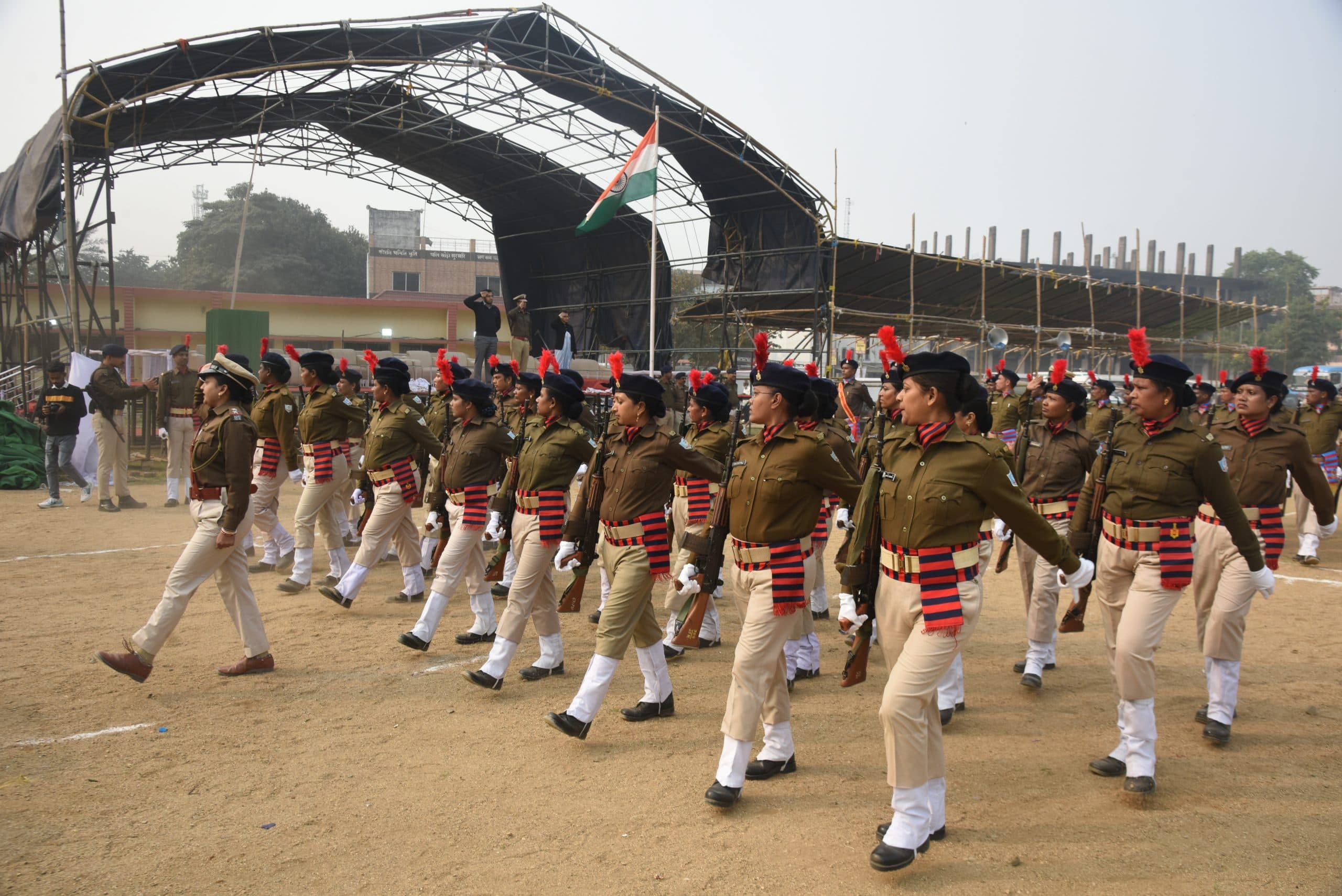 Jamshedpur news. गोपाल मैदान में गणतंत्र दिवस पर तिरंगा लहरायेंगे शिक्षा मंत्री रामदास सोरेन, फुल ड्रेस रिहर्सल