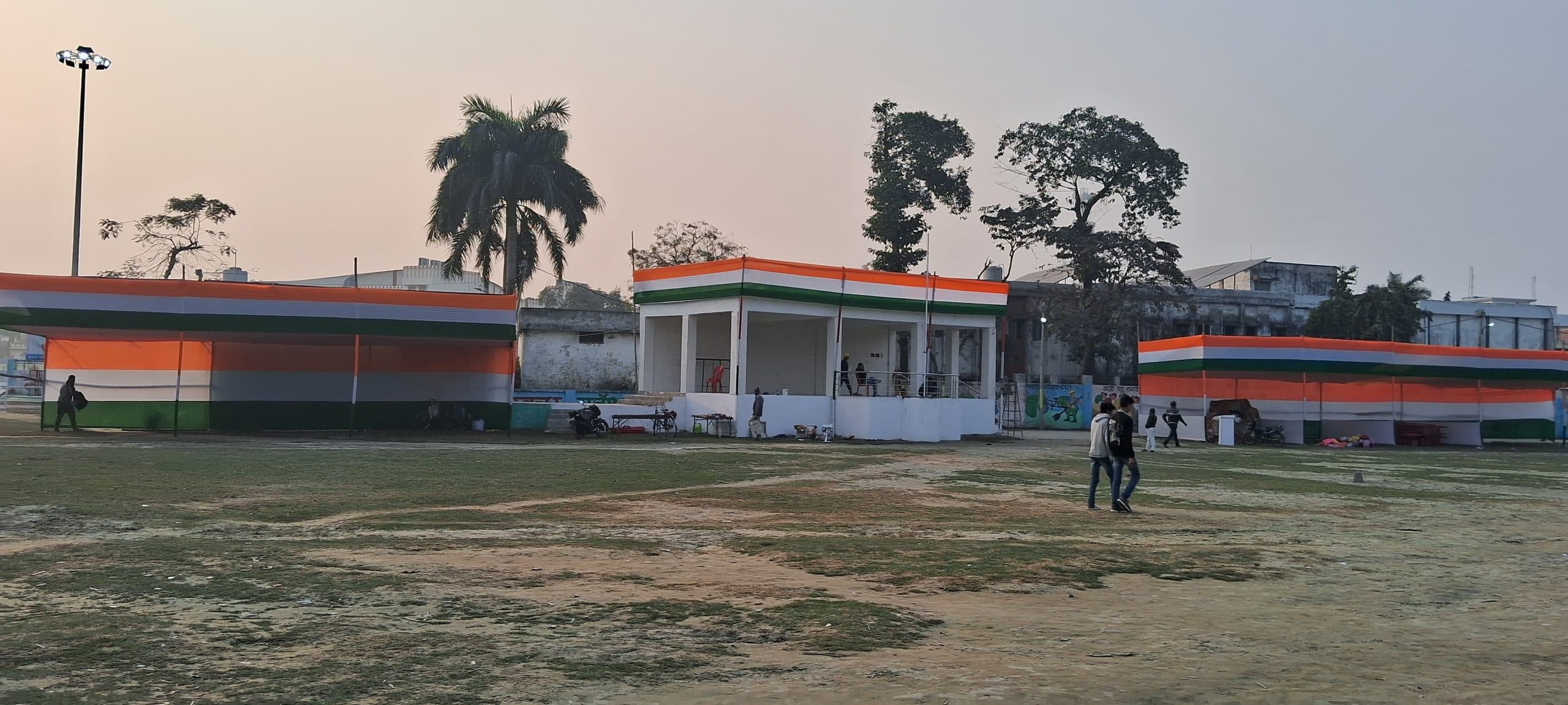 मुख्य समारोह स्थल गांधी मैदान में डीएम करेंगे झंडोत्तोलन