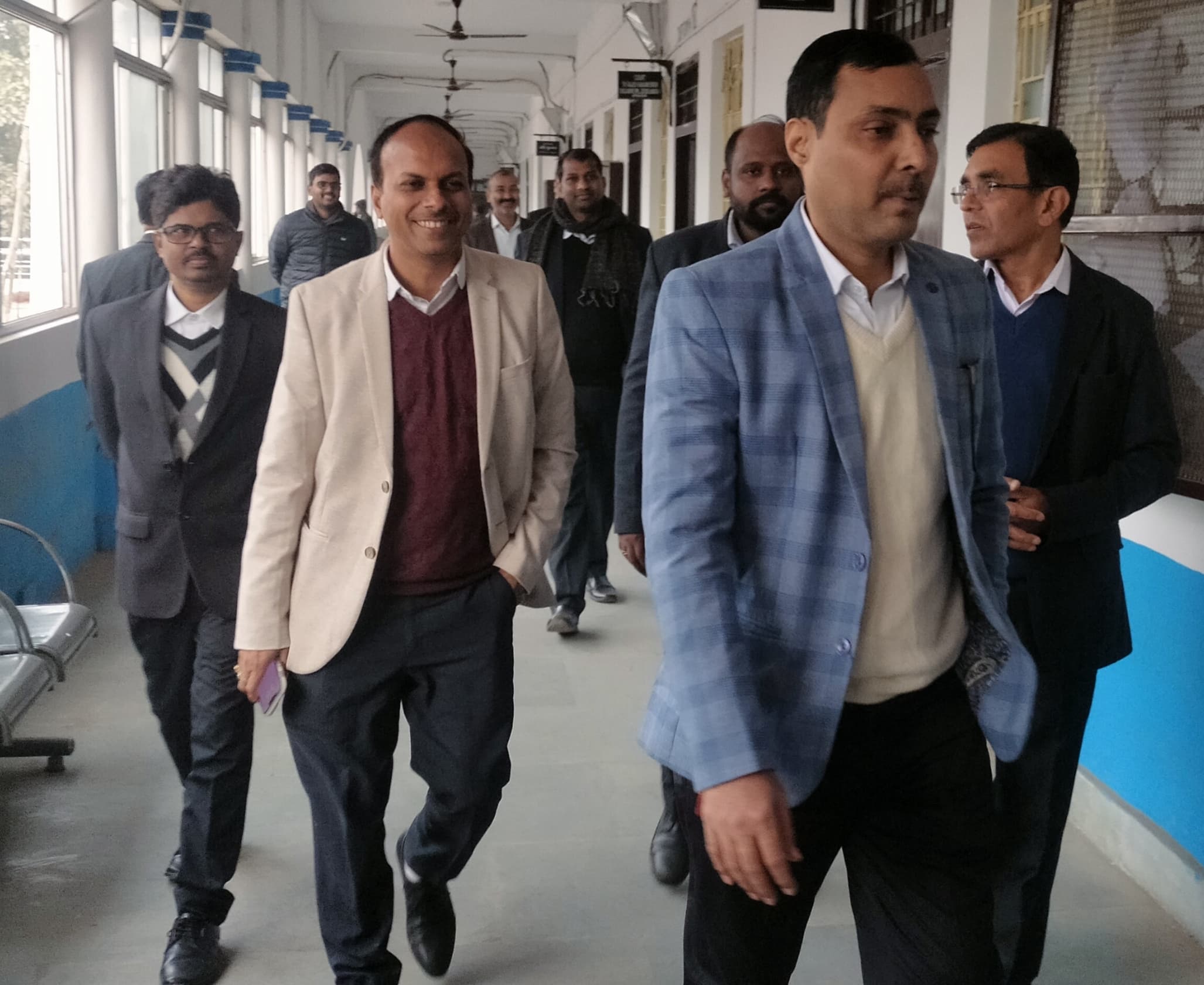 जिला जज ने किया कोर्ट परिसर का निरीक्षण