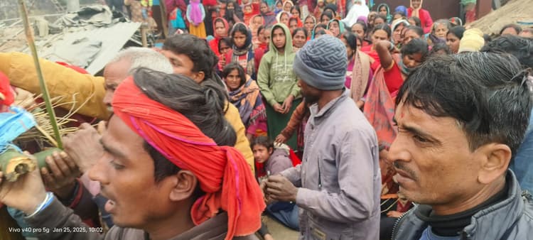 बाइक दुर्घटना में युवक की मौत, परिजनों का रो रो कर बुरा हाल