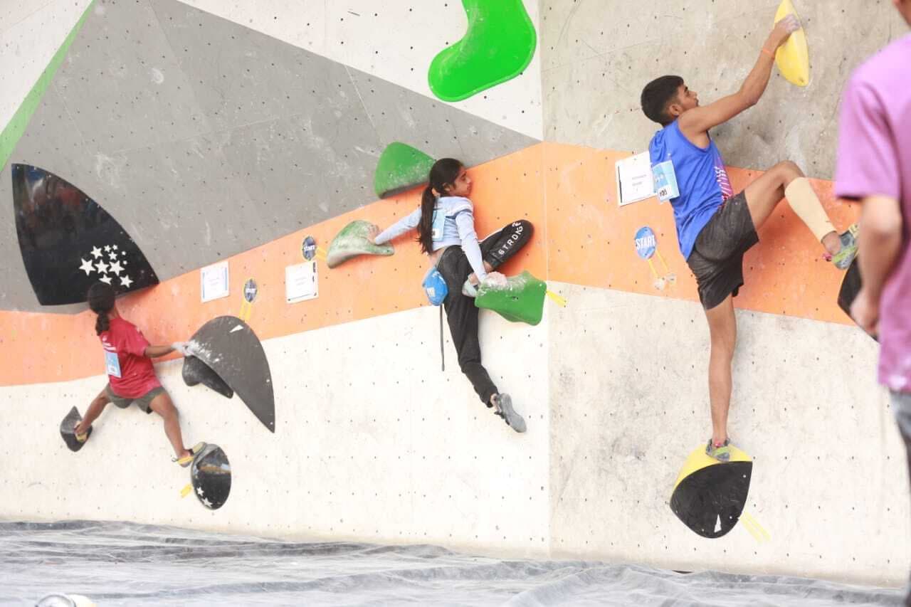 Sports Climbing championship : टाटा कप क्लाइंबिंग चैंपियनशिप में टीएसएएफ की टीम शीर्ष पर