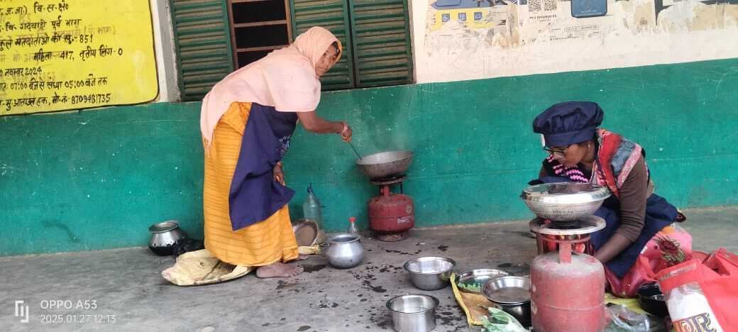 कुकिंग में मवि रानीपुर को मिला प्रथम स्थान