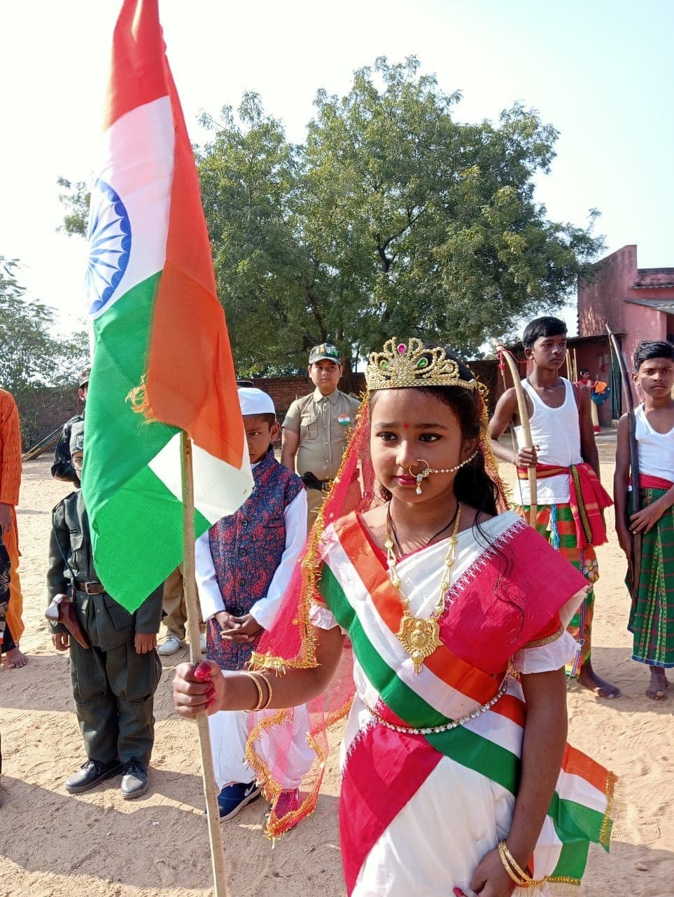 नाला में धूमधाम से मना 76वां गणतंत्र दिवस