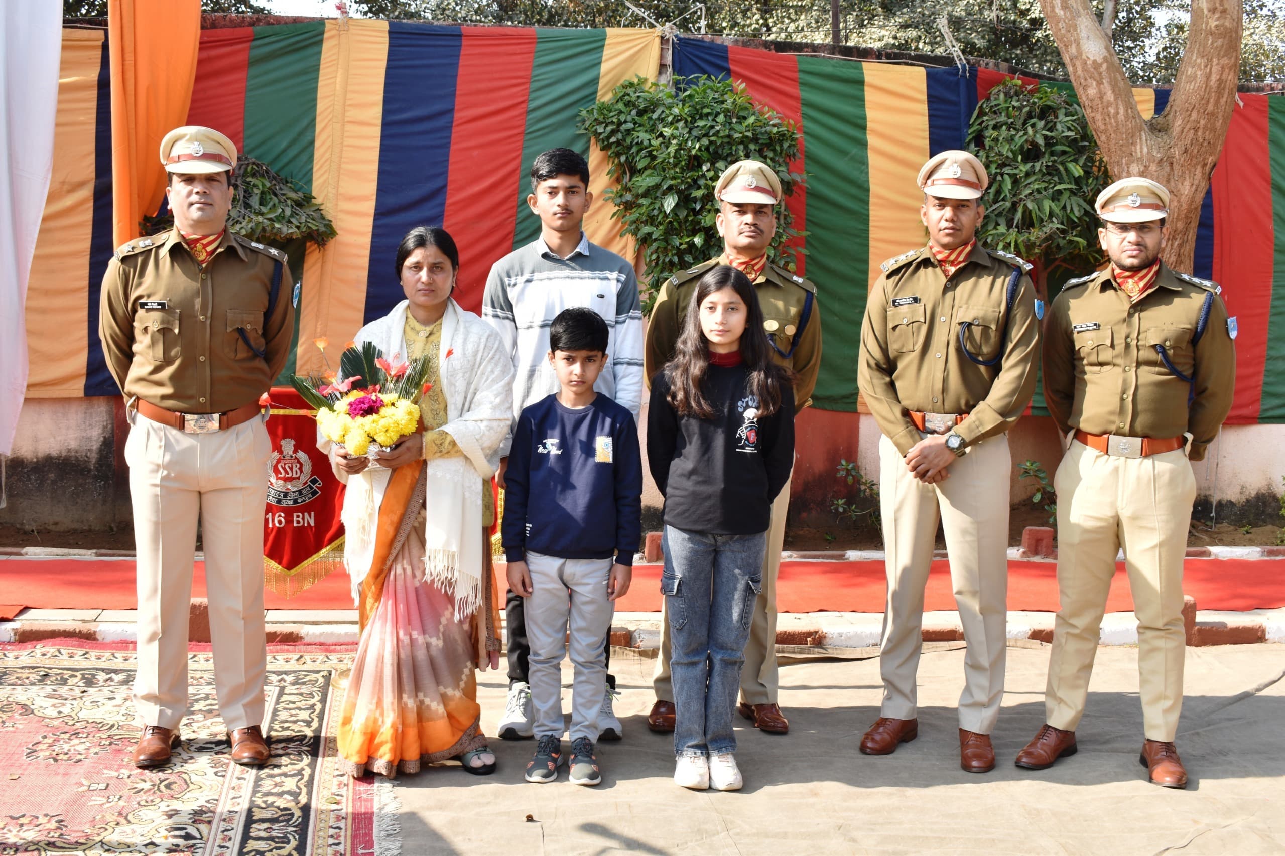 सर्वोच्च बलिदान देने वाले एसएसबी जवान के परिवार सम्मानित