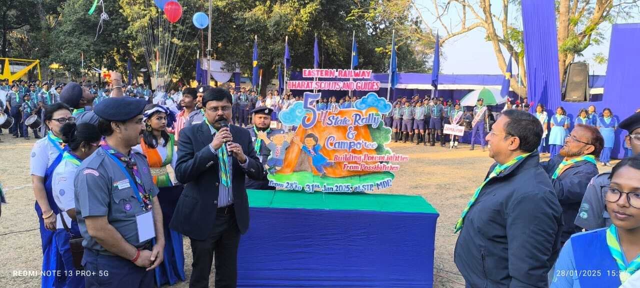 चार दिवसीय 54 वां स्काउट स्टेट रैली रंगारंग कार्यक्रम के साथ हुआ प्रारंभ