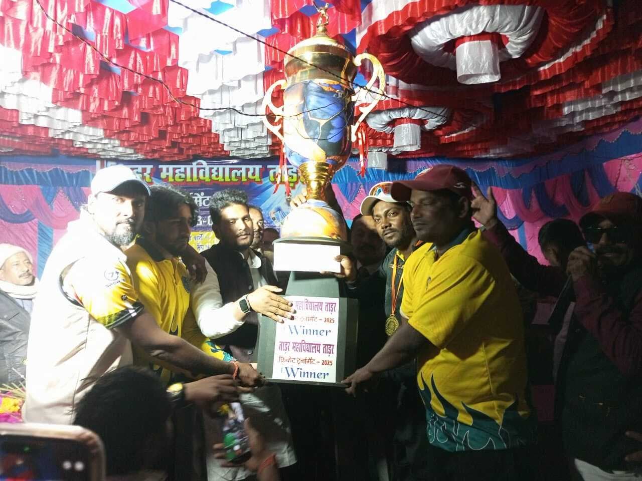 Bhagalpur news भागलपुर ने कहलगांव को हरा कर शील्ड पर किया कब्जा